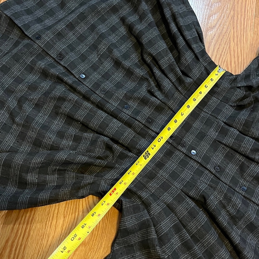 Anthropologie x Exquise Tobie Mini Shirt Dress Size XL NEW - Picture 6 of 13
